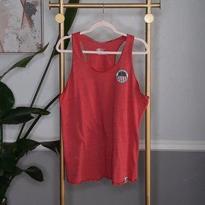 The North Face Tank Top Red Racerback Relaxed-Fit Scoop Neck NWOT